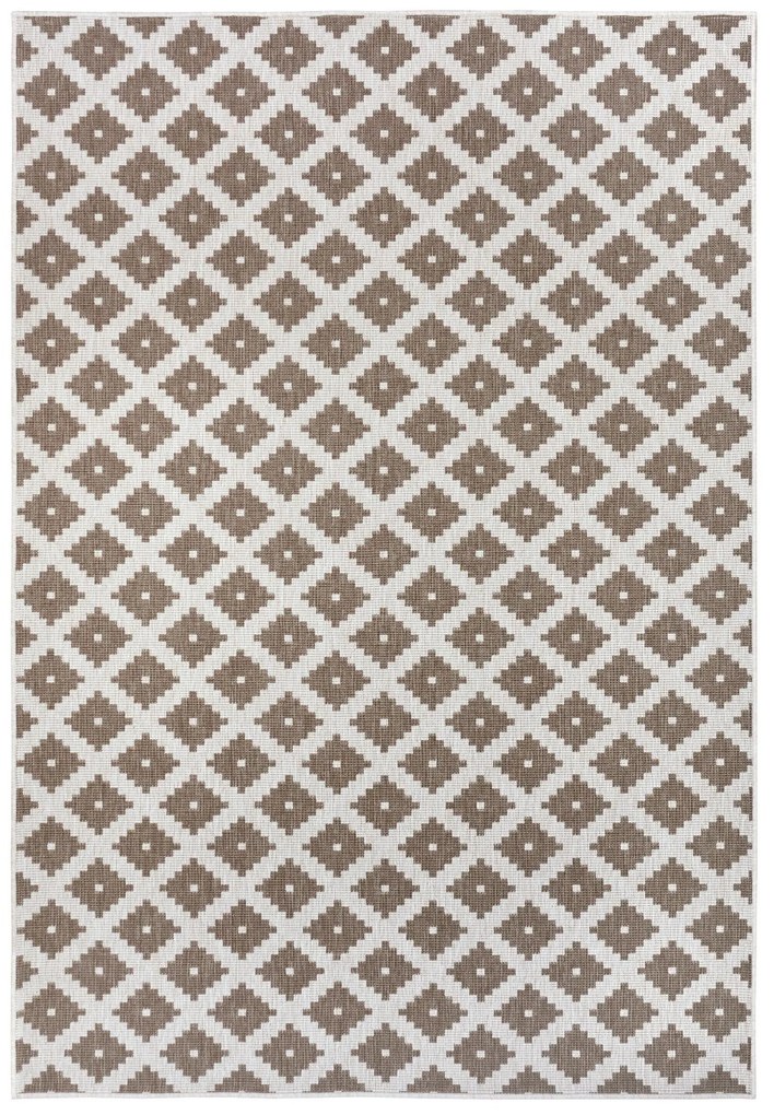 NORTHRUGS - Hanse Home koberce Kusový koberec Twin-Wendeteppiche 105465 Linen – na von aj na doma - 160x230 cm