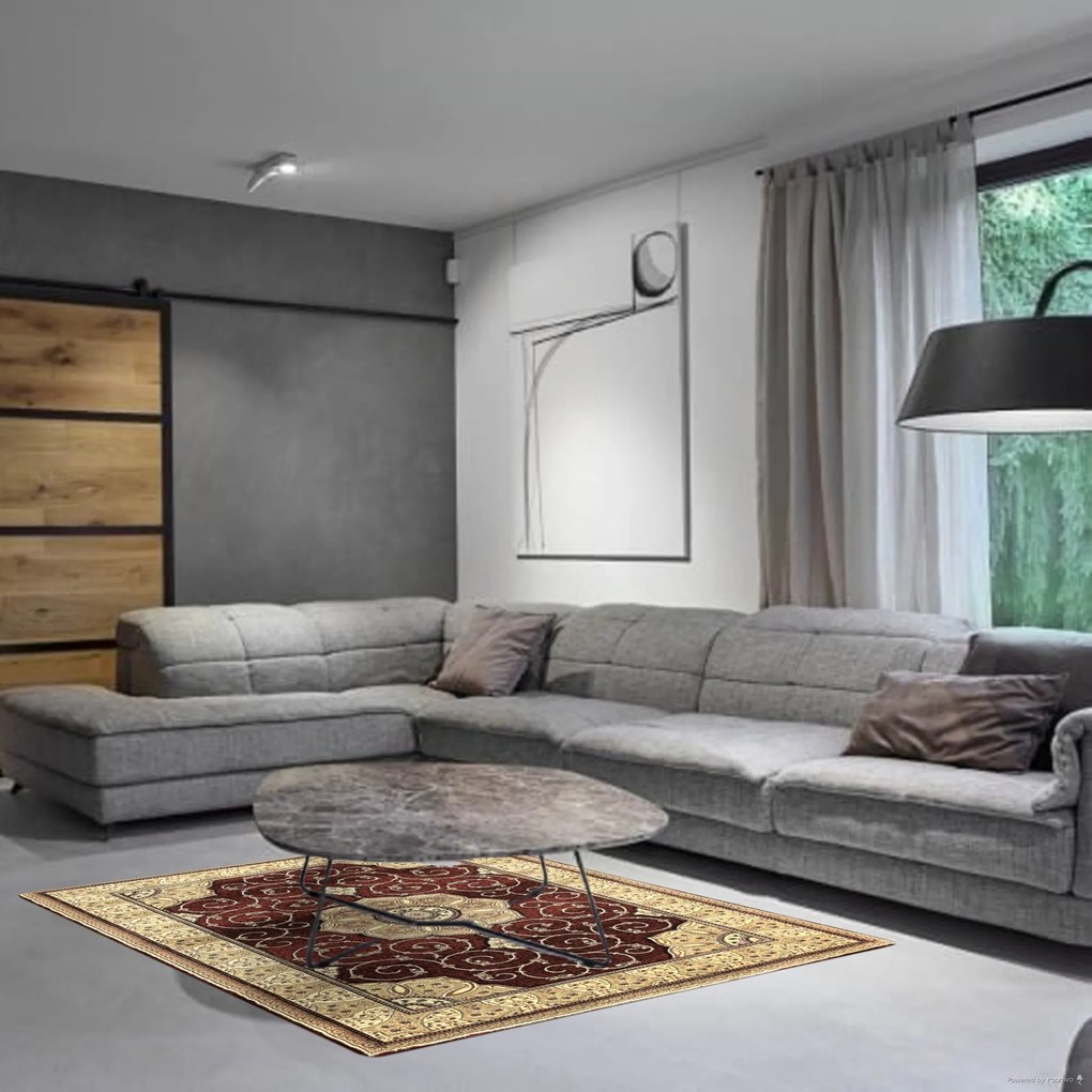 Berfin Dywany, Kusový koberec Adora 5792 V (Vizon), 200x290, hnedá, chodba / predsieň