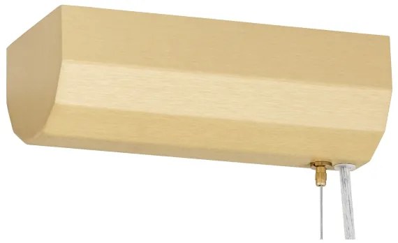 Argon 8624 - LED Luster na lanku HAMPTON LED/90W/230V 3000K 120 cm mosadz