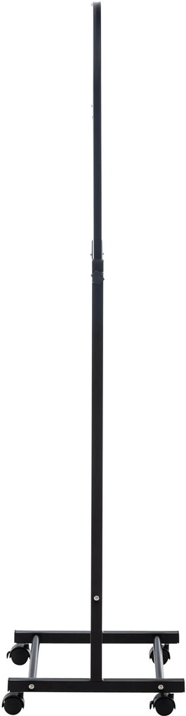 Stojace zrkadlo Evoir - 151x39x39 cm - Čierna