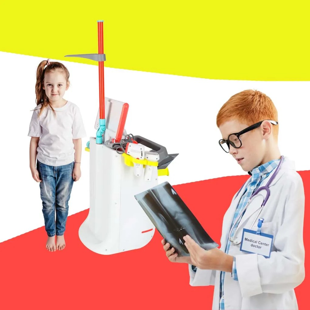 KIK Interaktívna lekárska stanica pre deti 3+ – 34-dielna svietiaca a zvuková súprava