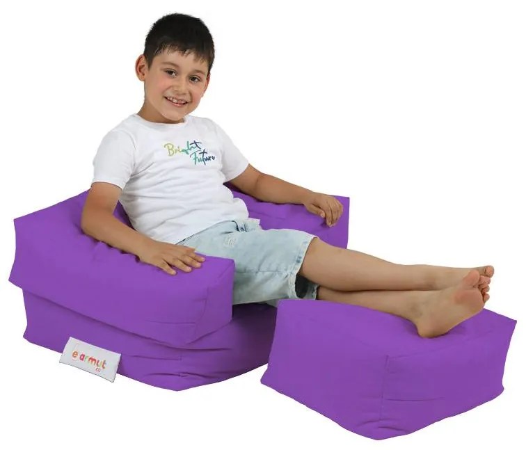 Sedací vak Kiddo (fialová). Vlastná spoľahlivá doprava až k Vám domov. 1101674