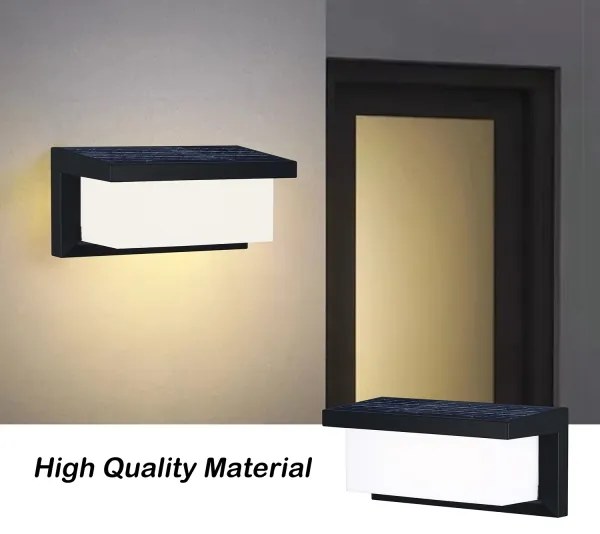 Brilagi - LED Solárne nástenné svietidlo so senzorom BRICKY LED/5W/6V IP65