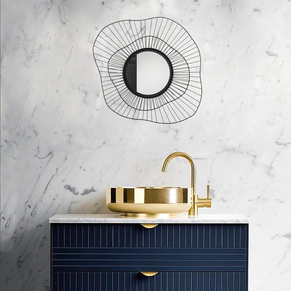 Nástenné zrkadlo 69x60 cm Flora – Wallity