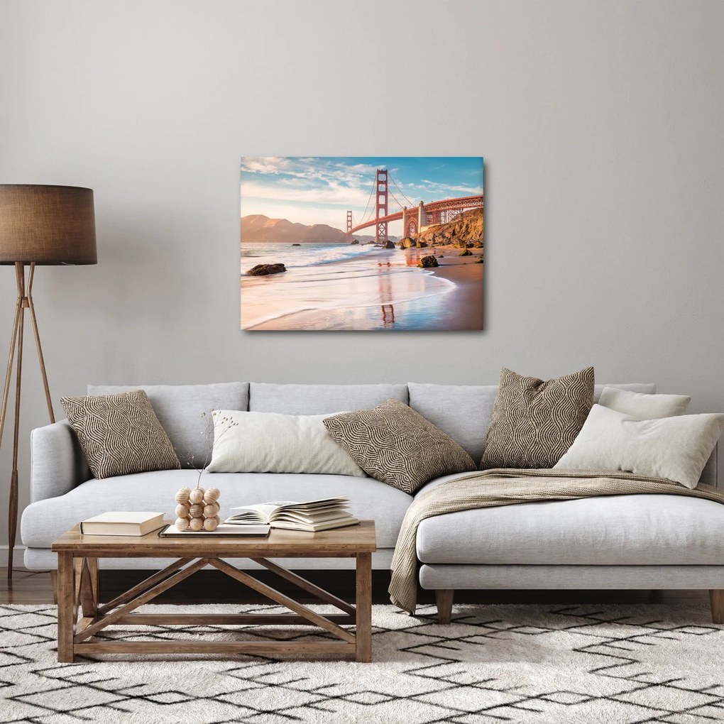 Obraz - Golden Gate Bridge (70x50 cm)