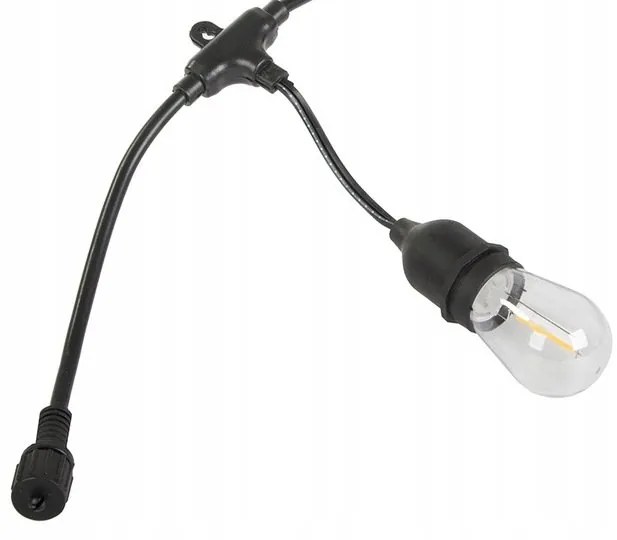 Verk 12300 LED Vonkajšia dekoračná reťaz girlanda 15 žiaroviek, IP44, 15 m