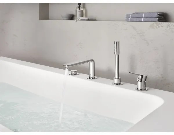 GROHE 19577001 - Vaňová štvorotvorová kombinácia LINEARE, lesklý chróm