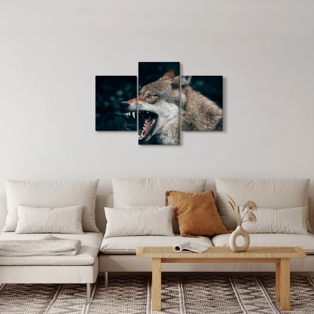 Obraz vlka (90x60 cm)