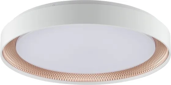 Brilliant - Stmievateľné LED stropné svietidlo WALDO LED/36W/230V biela/ružové zlato + diaľkový ovládač