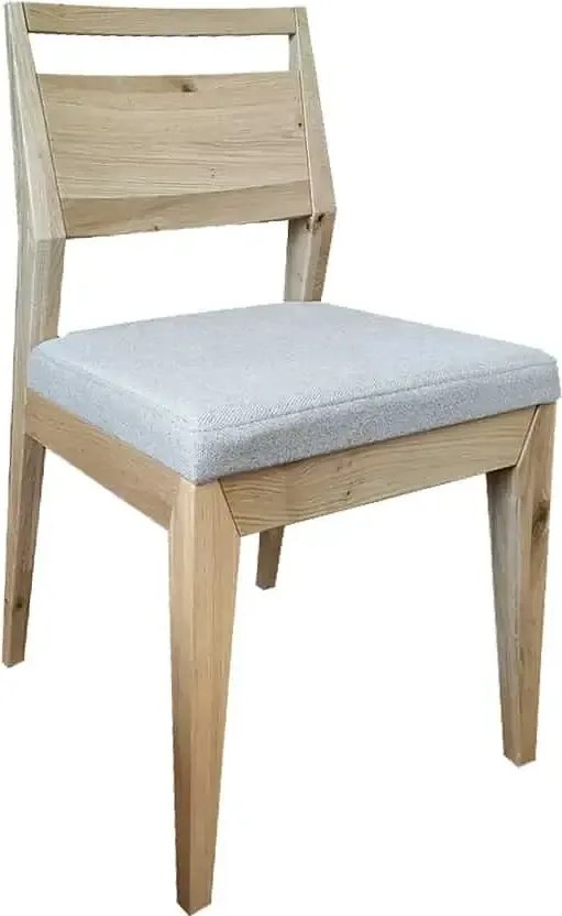 Moderná jedálenská stolička z masívu s textilným sedákom, 43x54x90 cm Urban 06