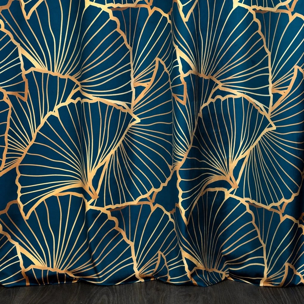 ZATEMŇOVACÍ ZÁVES LIMITED COLLECTION MUSA3 140X250 CM TMAVOMODRÁ
