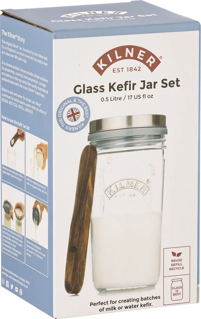 Kilner nádoba na výrobu kefíru 0,5 l