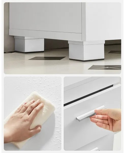 Kúpeľňová skrinka NICO biela