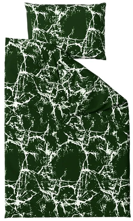 Bavlnené obliečky TEMPESTA zelené Rozmer obliečky: 70 x 90 cm | 140 x 200 cm