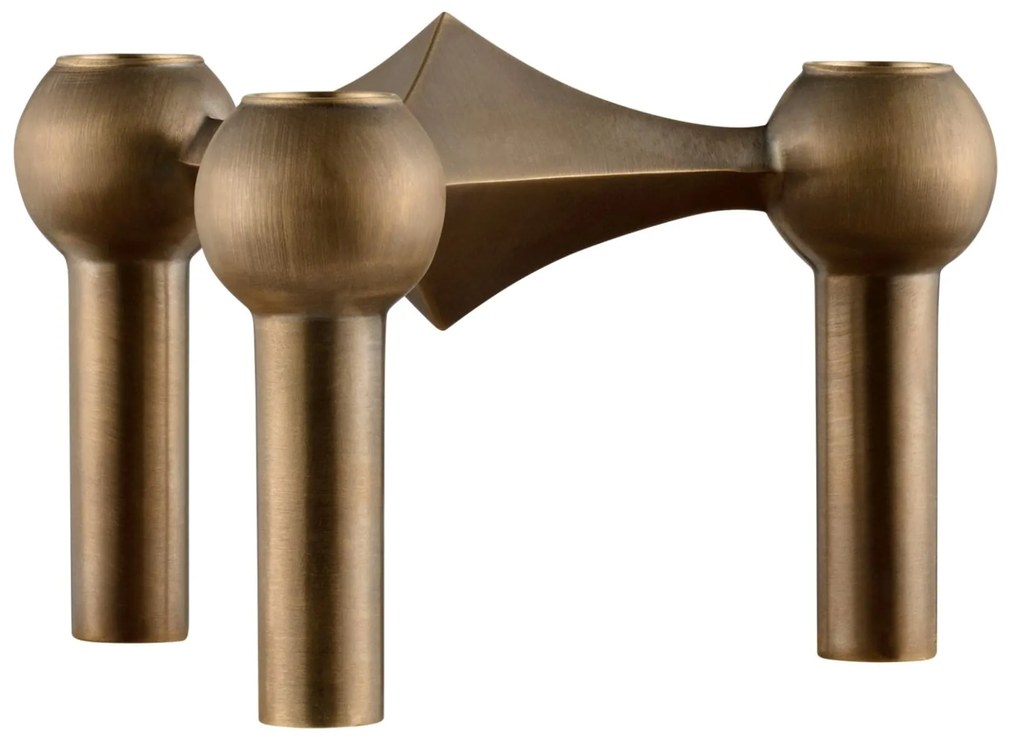 Stoff Nagel Designový svietnik STOFF Nagel Bronzed Brass