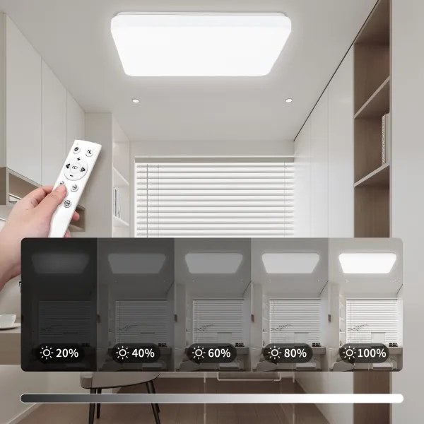 Brilagi - LED stmievateľné stropné svietidlo MILKY WAY LED/24W/230V 3000-6500K s diaľkovým ovládaním