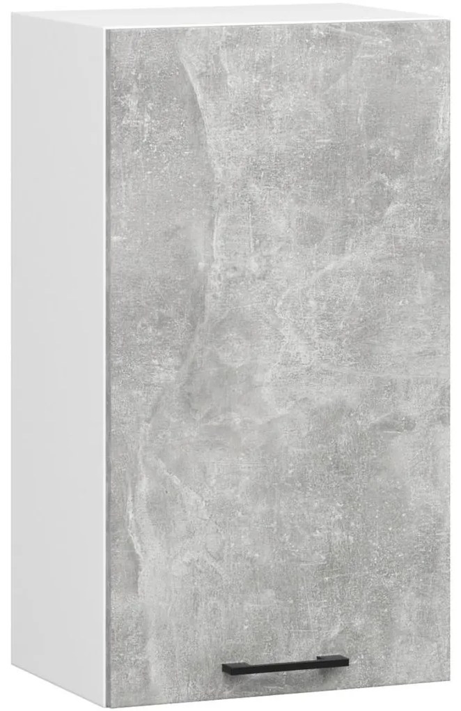 Kuchynská zostava 240 cm Ozara II C (biela + betón). Akcia -20%. Vlastná spoľahlivá doprava až k Vám domov. 1128872