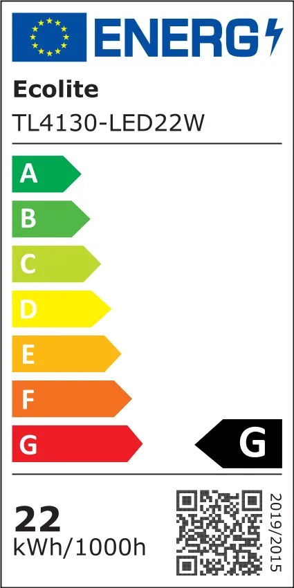 Ecolite Chrómové LED svietidlo pod kuchynskú linku 90cm 22W TL4130-LED22W/CHR