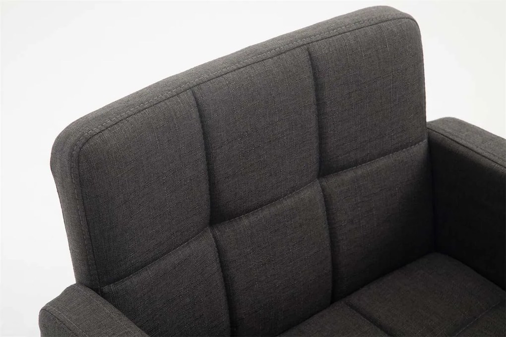 Kreslo L.A. Lounger látka - Tmavo sivá