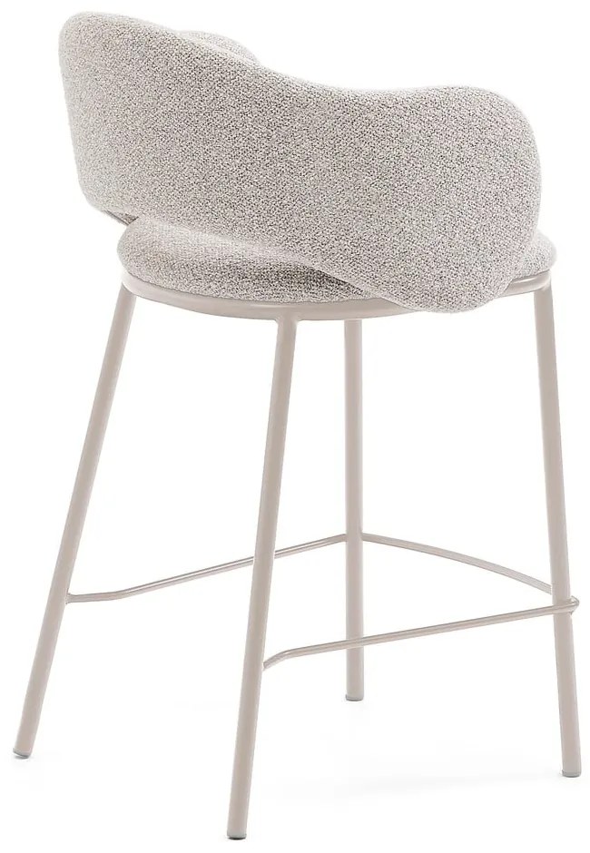 Barová stolička slonovinová (výška sedadla 65 cm) Maina – Kave Home