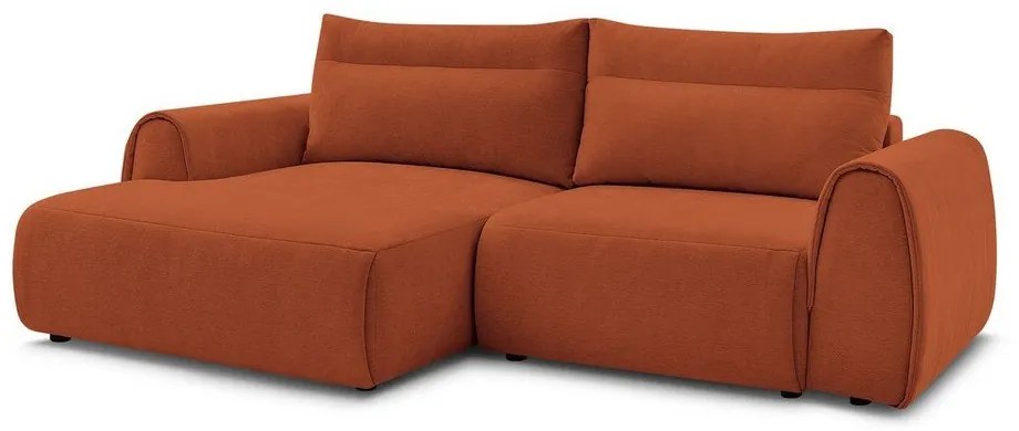 Oranžová rohová pohovka Aden – Bobochic Paris