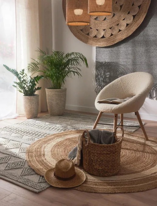 Koberec Arte Herma Natural kruh