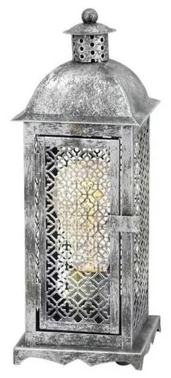 Eglo 54617 - LED Stolná lampa 1xE27/4W/230V 3000K strieborná