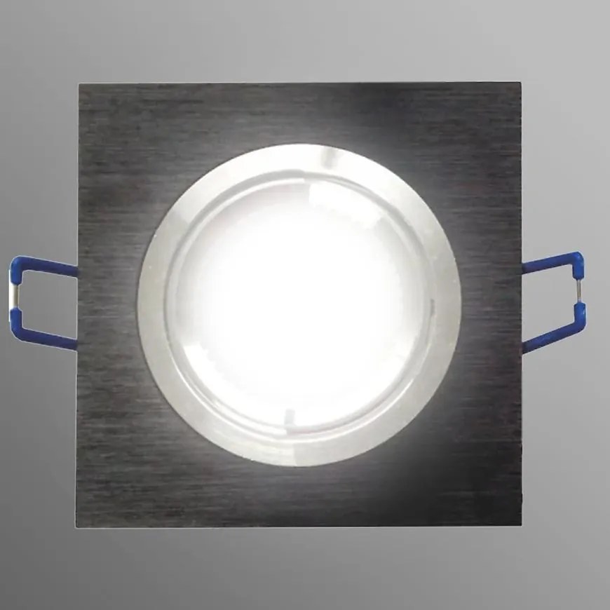 Bodové svietidlo LED čierne štvorec