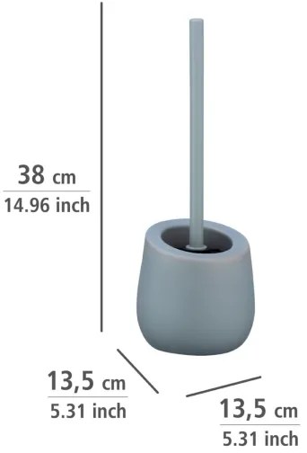 WENKO 23650100 - WC kefa BADI 13,5x38 cm sivá