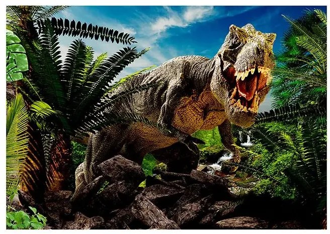 Fototapeta - Angry Tyrannosaur Veľkosť: 200x140, Verzia: Standard