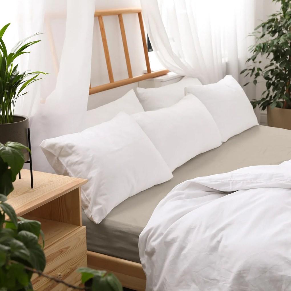 JERSEY PRESTIERADLO 140X200 CM HNEDÁ