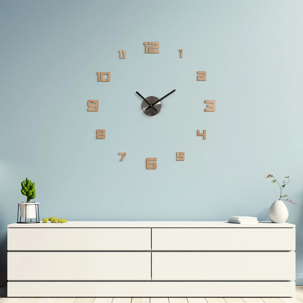 DUBLEZ | Nalepovacie hodiny z dreva - Victoria