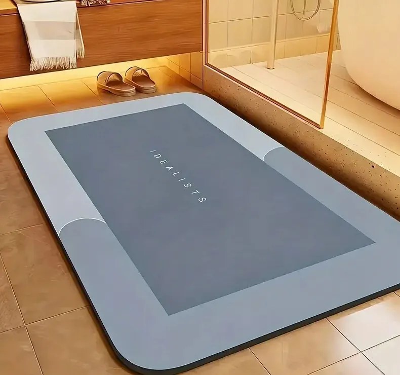 Protišmyková predložka Idealists, 50x80, modrá, kúpeľňa, Mujkoberec Original