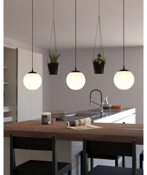 Eglo 900512 - Luster na lanku RONDO 3xE27/40W/230V