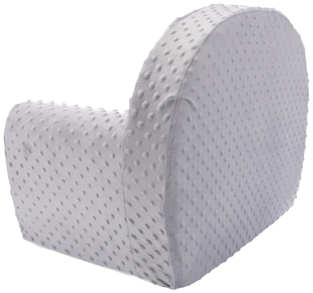 Detské kresielko MINKY - svetlo šedé