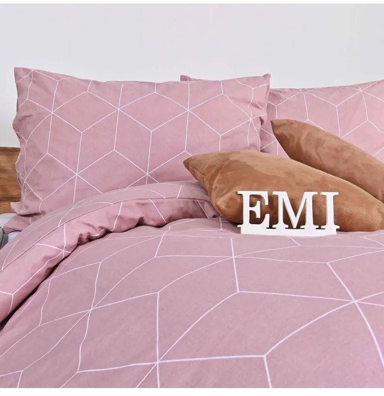 Flanelové obliečky Alya rosa EMI