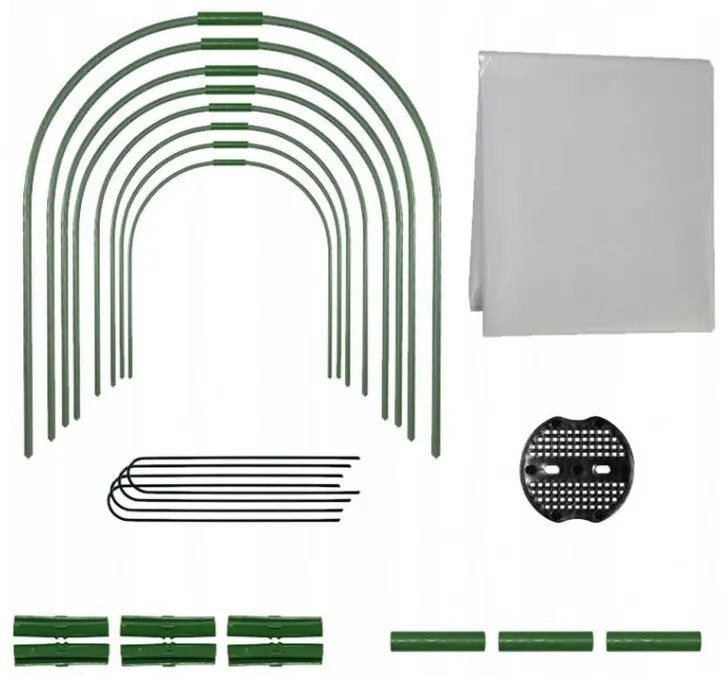 Malý záhradný fóliovník - tunel 1,8 × 10 m