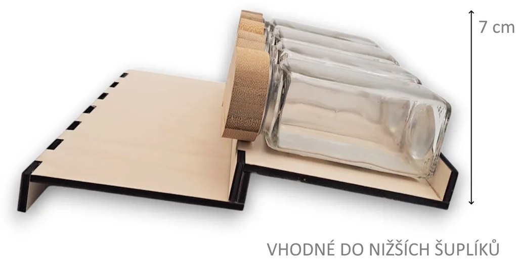 usporadejto.cz Organizér na korenie do zásuvky, VASKY - nízky Cenové rozpätie: cena za 3ks