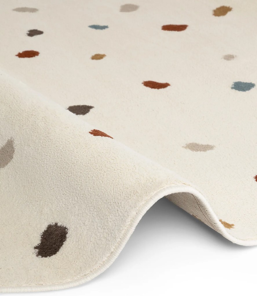 Hanse Home 160x160 (priemer) kruh Detský koberec Adventures 106210 Cream Multicolor kruh, biela, detská izba