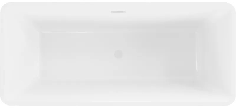 Mexen Tonia, voľne stojaca vaňa 170 x 75 cm, biela, biely prepad, 52171707500-20