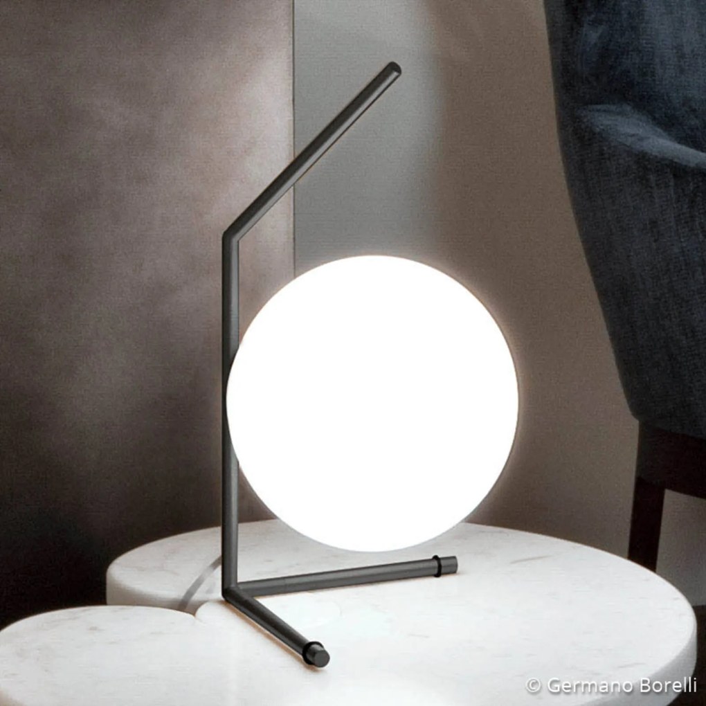 FLOS IC T1 Low Designer stolná lampa čierna