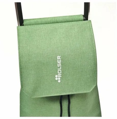 Rolser Nákupná taška na kolieskach Jet Tweed JOY, zelená