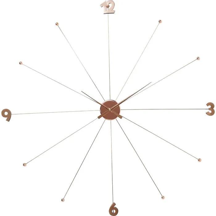 KAre Design Nástenné hodiny Umbrella Rose Gold