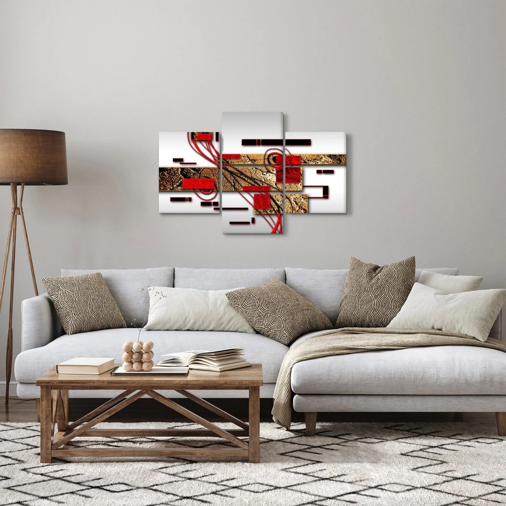 Obraz abstrakcie (90x60 cm)