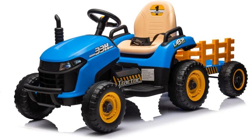 LEAN CARS Elektrický traktor BBH-030 modrý