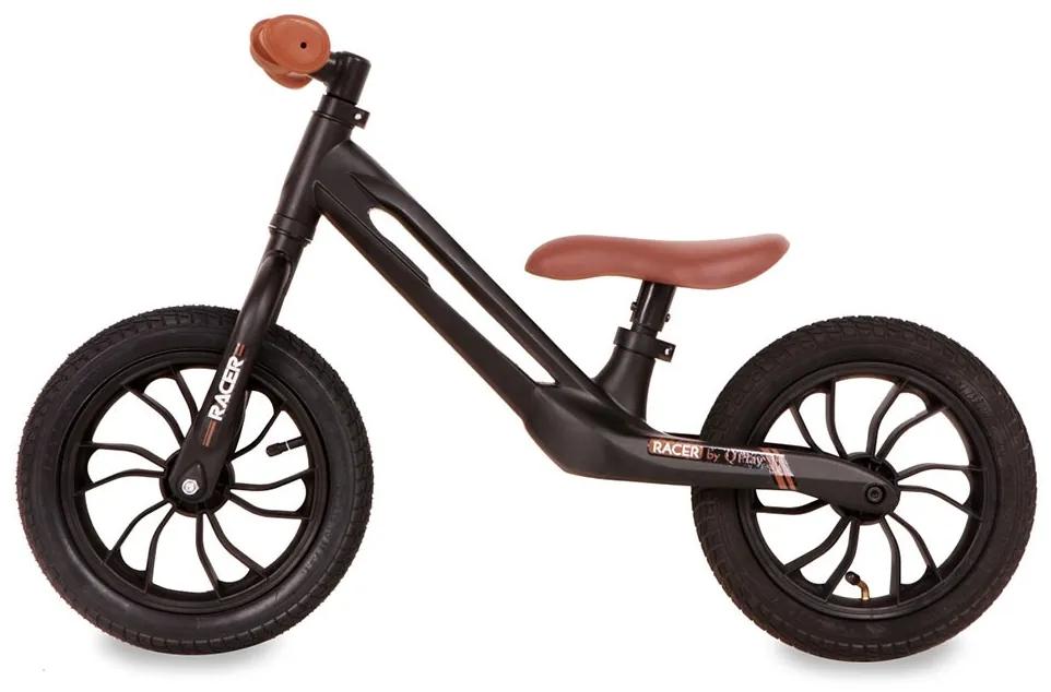 Detský balančný bicykel Qplay Racer hnedý