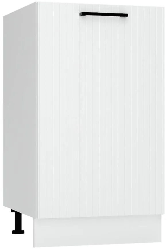 Skrinka do kuchyne  Kate d45 pl biely hrášok