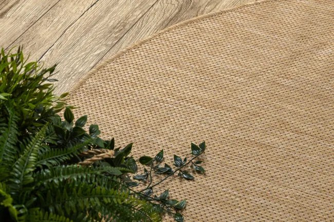 Koberec SIZAL SION A5165A prírodný kruh