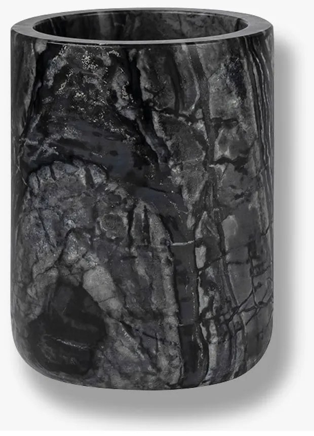 Čierny mramorový téglik na zubné kefky Marble – Mette Ditmer Denmark
