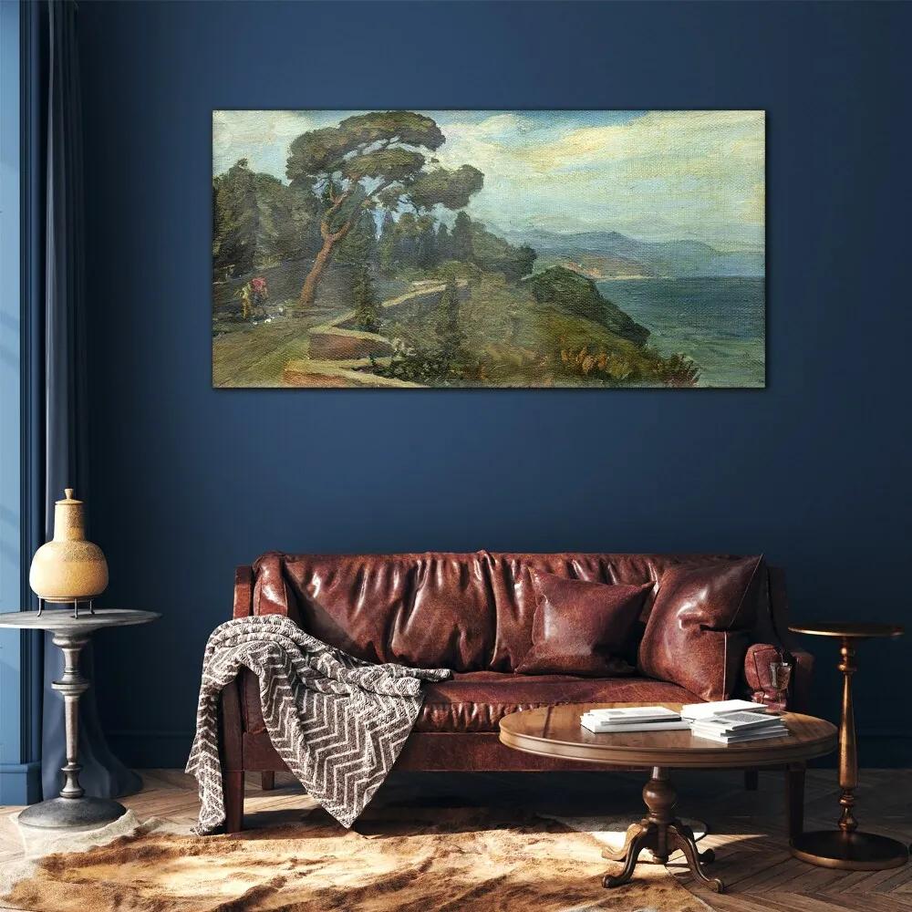 Skleneny obraz Maľovanie stromu prírody